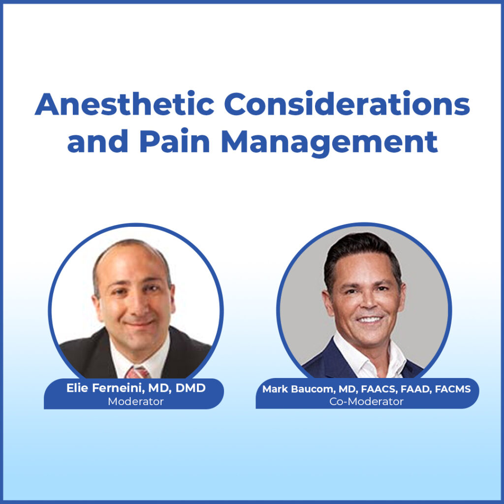 anesthetic considerations and pain management