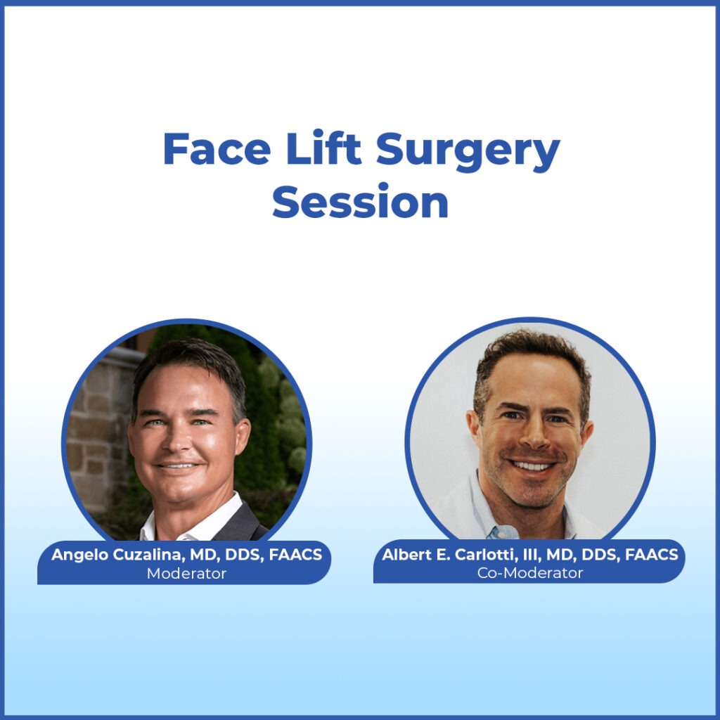 face lift surgery session